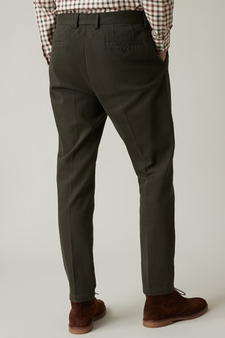Pantalon carotte - Vert foncé