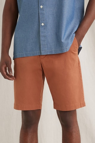Bermuda droit - Marron foncé