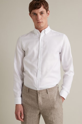 Chemise regular - Blanc