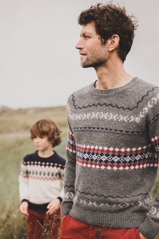 Pull en laine - Gris foncé