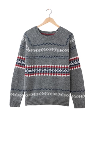 Pull en laine - Gris foncé