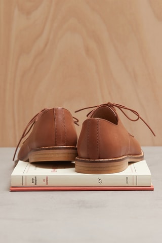 Derbys en cuir - Marron clair