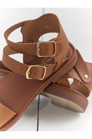 Sandales en cuir - Camel