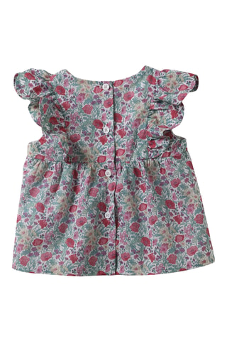 Blouse - Ecru et rose