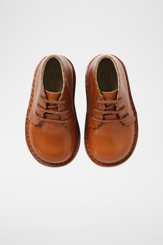 Bottines en cuir - Marron