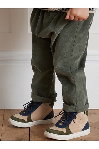 Baskets en nubuck - Beige