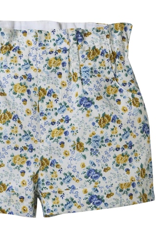 Short - Blanc et bleu