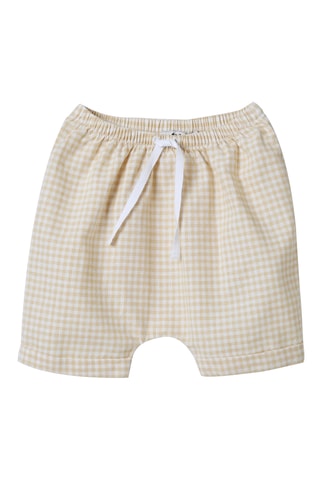 Short en lin - Jaune