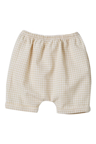 Short en lin - Jaune