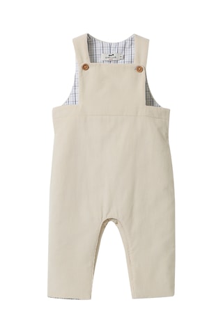Salopette en velours - Beige