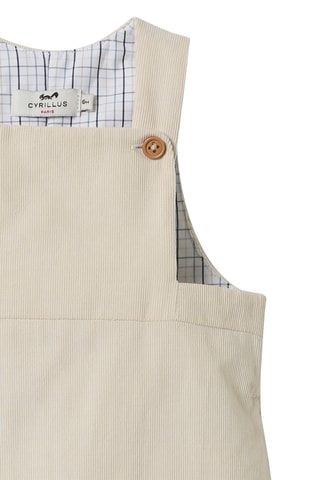 Salopette en velours - Beige