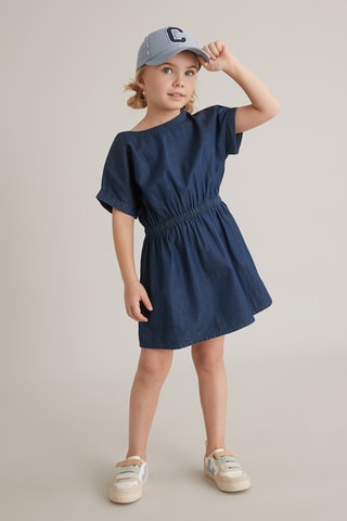 Robe en jean - Bleu marine