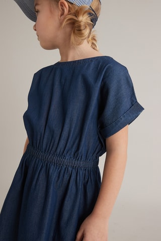 Robe en jean - Bleu marine