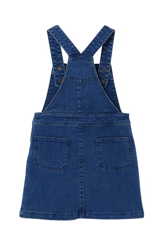 Robe-salopette en jean - Bleu marine
