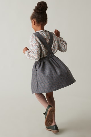 Robe-salopette - Gris clair