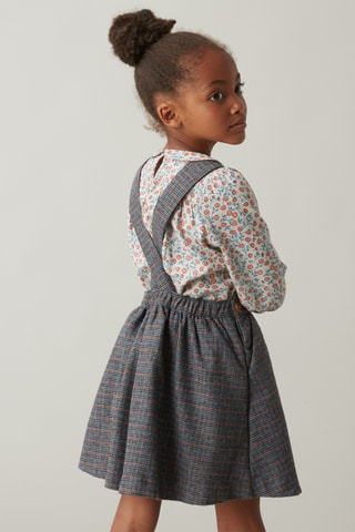 Robe-salopette - Gris clair