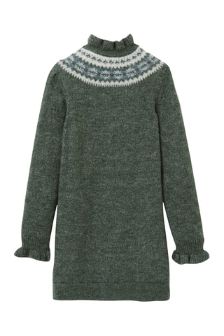 Robe - Vert foncé chiné