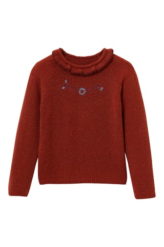 Pull en laine - Rouge brique