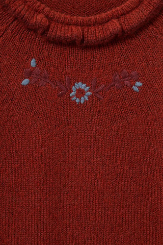 Pull en laine - Rouge brique