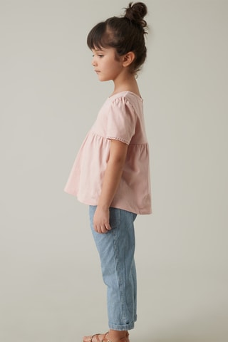 T-shirt en coton biologique - Rose