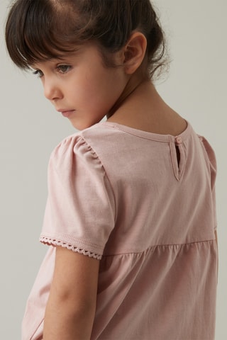 T-shirt en coton biologique - Rose