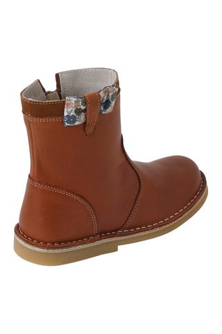 Bottines en cuir - Marron clair