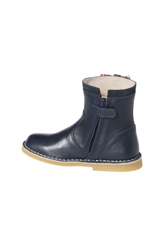 Bottines en cuir - Bleu marine