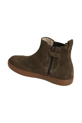 Bottines en nubuck - Kaki