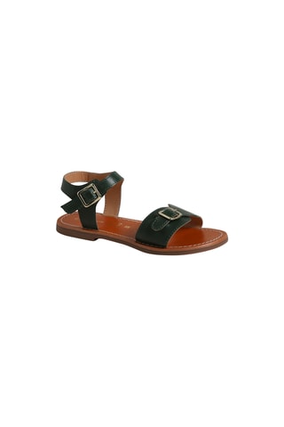 Sandales en cuir - Vert