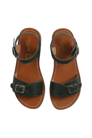 Sandales en cuir - Vert