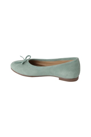 Ballerines en nubuck - Bleu clair
