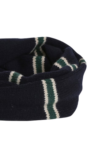 Snood en laine - Bleu marine