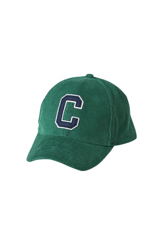 Casquette en velours - Vert foncé