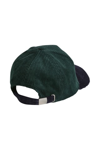 Casquette en velours - Vert et bleu marine