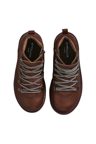 Boots en cuir - Camel