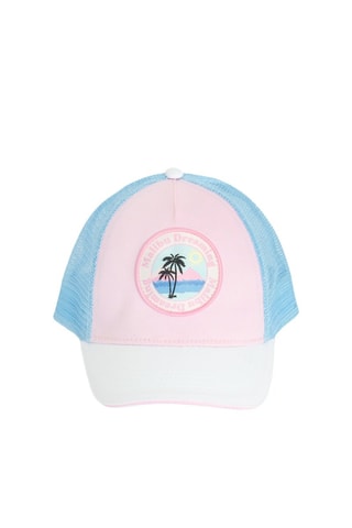 Cappellino - Rosa e celeste