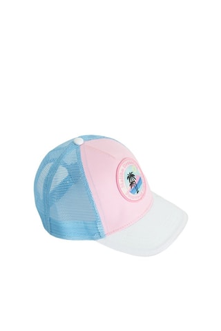 Cappellino - Rosa e celeste