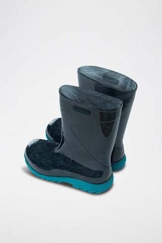 Stivali da pioggia tie and dye - Blu
