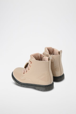 Stivaletti in vernice - Beige