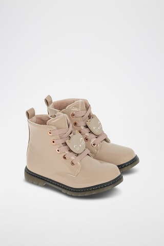 Stivaletti in vernice - Beige