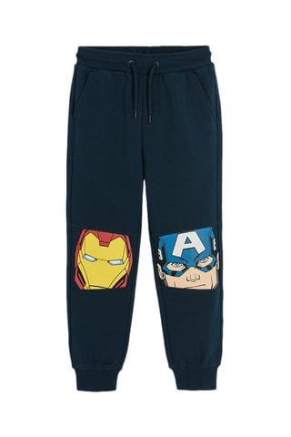 Pantaloni sportivi Captain Marvel e Iron Man Avengers Marvel - Navy