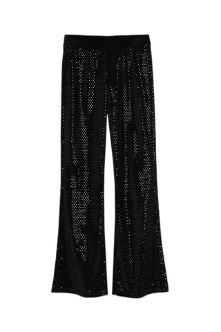 Pantaloni in velluto - Nero