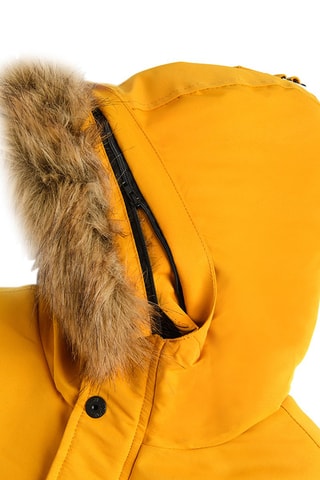 Parka con cappuccio - Senape
