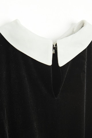 Abito in velluto - Nero