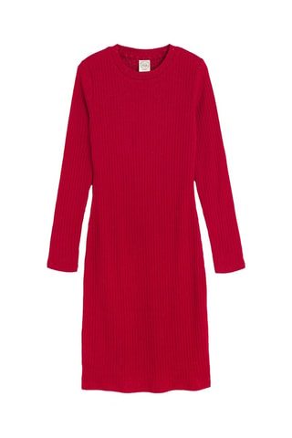 Abito glitterato. - Rosso