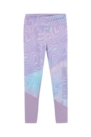 Leggings Smiley - Viola