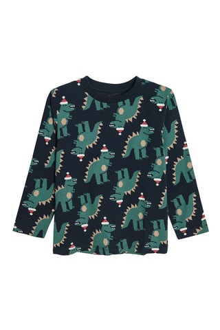 T-shirt - Blu notte e verde