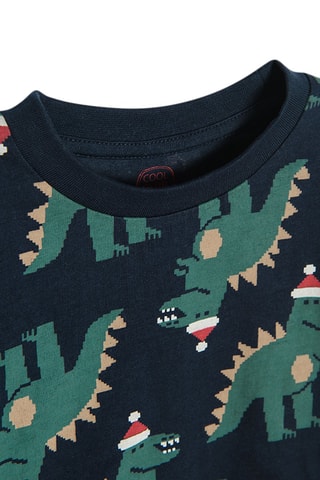 T-shirt - Blu notte e verde