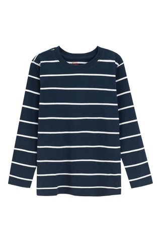 T-shirt - Navy e bianco