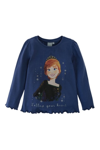 T-shirt Anna Frozen Disney - Blu